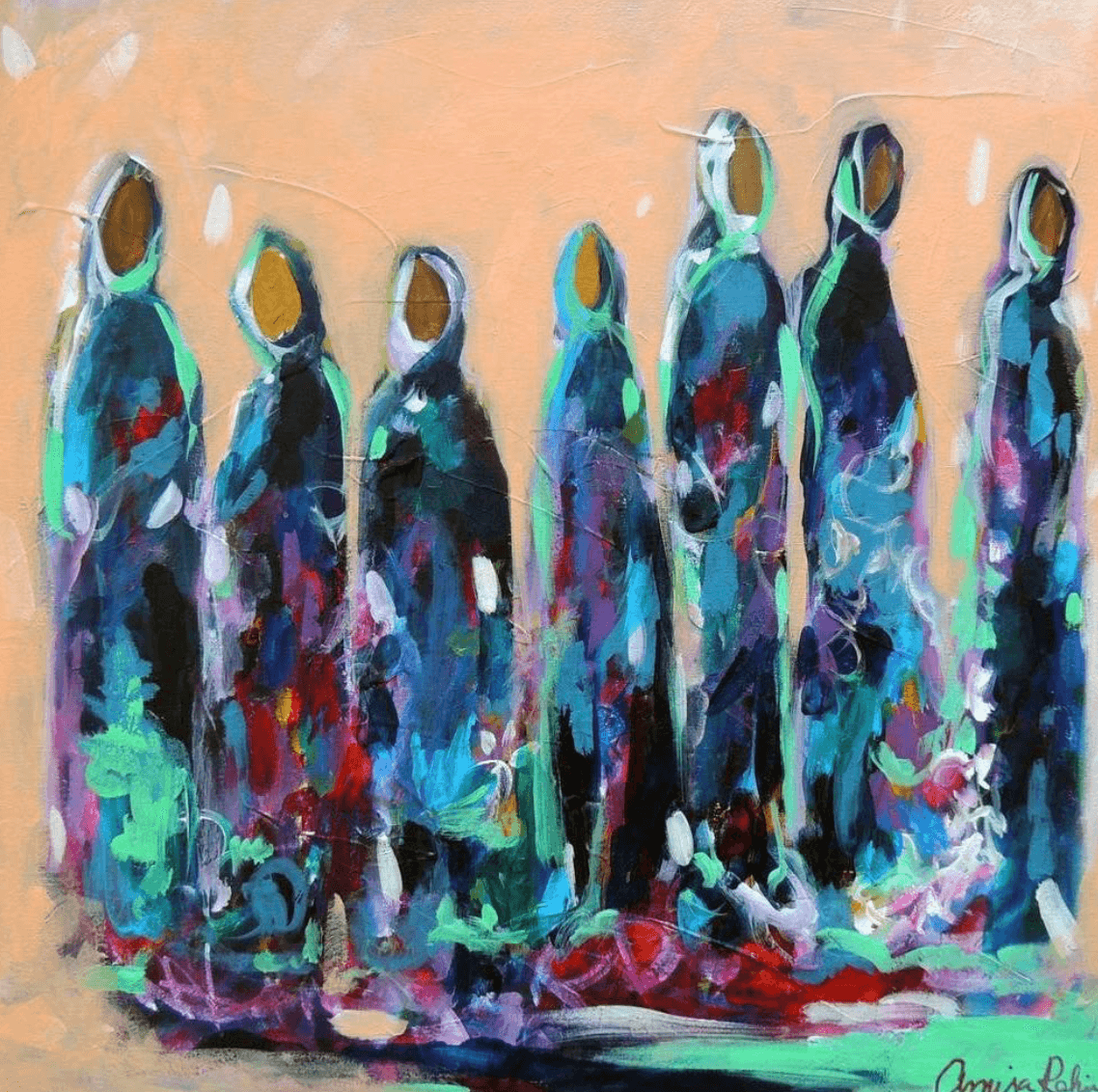 Bridesmaids - Commission Artwork by Amira Rahim